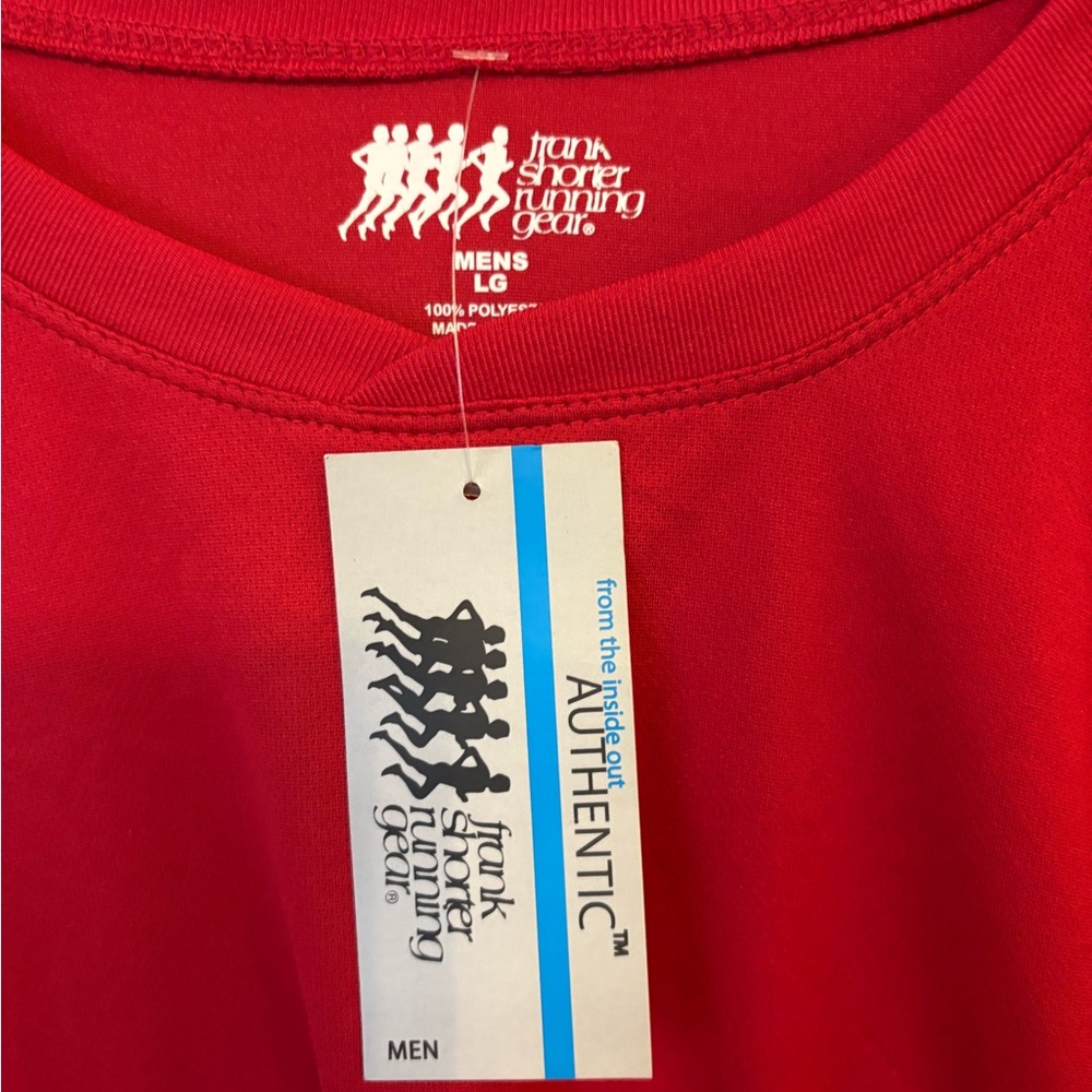 Men's Red Running Tee